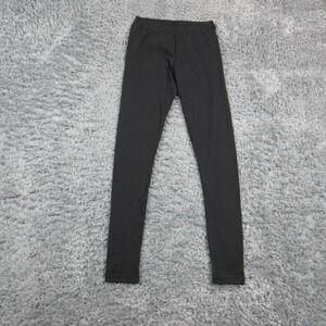 Fair Indigo Leggings Womens S Black Ankle Mid Rise 25x31* 100% Pima Cotton NWT